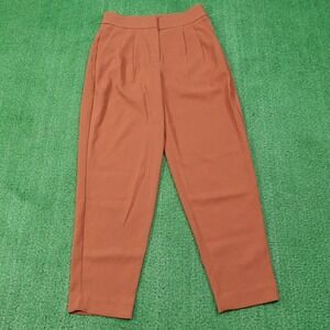 Express Pants Womens 4 Stylist Ankle Super High Rise Pleated 28x26.5